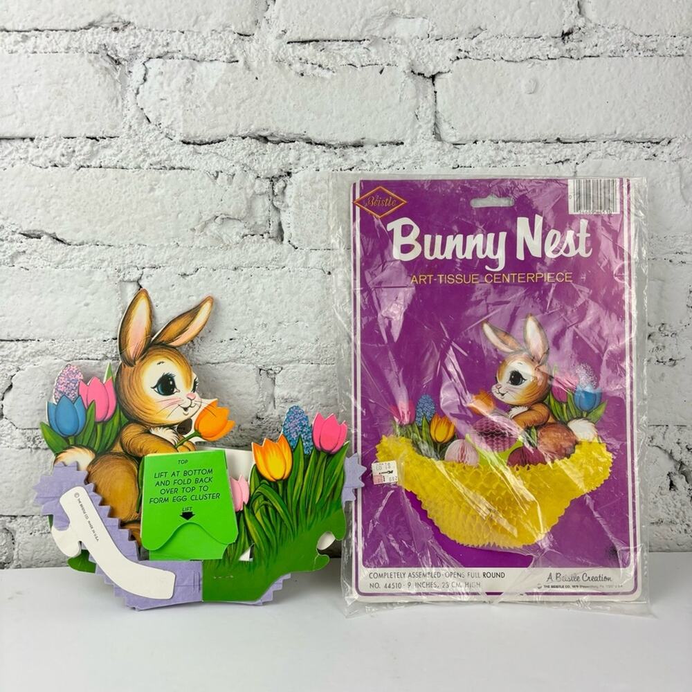Vintage Easter Holiday Paper Decor